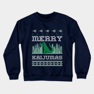 MERRY KAIJUMAS Ugly Sweater Crewneck Sweatshirt